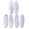Natural Blue Lace Agate Pendants G-K381-20B-1