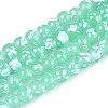 Baking Paint Glass Beads Strands DGLA-N015-4mm-07-1