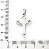 Non-Tarnish 304 Stainless Steel Pendants X-STAS-D087-02P-1-3