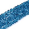 Transparent Glass Beads Strands GLAA-N018-4mm-28-1