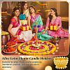 14Pcs Alloy Candle Holders AJEW-WA0004-41-7