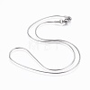 Non-Tarnish 304 Stainless Steel Snake Chain Necklaces NJEW-F248-02C-P-1