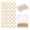 1000Pcs 304 Stainless Steel Open Jump Rings STAS-AR0002-11-1