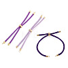 3Pcs 3 Styles Polyester Cord Bracelet Making MAK-TA0001-41-1