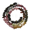 Natural Multicolor Tourmaline Chip Bead Strands G-M298-15-3