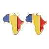 304 Stainless Steel & Enamel Pendants SA-CBA6ECE-01G-G01-1