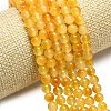 Natural Malaysia Jade Beads Strands G-L645-C01-8mm-27-3