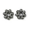 Rack Plating Zinc Alloy Spacer Beads FIND-T071-04B-1