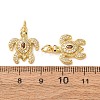 Brass Micro Pave Colorful Cubic Zirconia Pendants CU-E003-18G-07-3