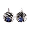Natural & Synthetic Gemstone Alloy Pendants FIND-E023-05AS-3