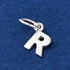 925 Sterling Silver Letter Charms STER-C012-01S-R-2