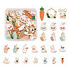 Kissitty 46Pcs 23 Styles Alloy Enamel Pendants ENAM-KS0001-02-1