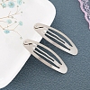 Alloy Snap Hair Clips PW-WGA742D-02-1