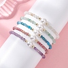 Gemstone Bead Bracelets BJEW-JB12956-1