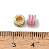 Rack Plating Brass Enamel Beads KK-S375-01-3