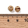 Brass Rhinestone Beads RB-K001-01G-05-2
