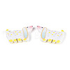 Printed Opaque Resin Beads RESI-N043-04E-3