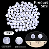 120Pcs Transparent Resin Beads RESI-PA0001-23A-2