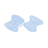 Frosted Transparent Acrylic Beads OACR-P029-20B-04-3