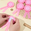 20Pcs Polyester Ribbon Brooches JEWB-CP0001-56A-3