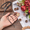 DIY Locket Necklace Making Kit WOOD-SC0001-58B-3