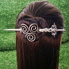 Antique Silver Viking Hair Sticks Hair Pin PW-WG2F806-30-1