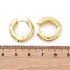 Clear Cubic Zirconia Star Hoop Earrings EJEW-C022-06G-3