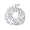 Electroplate Glass Beads Strands LS-EGLA-D018-8x8mm-01-3