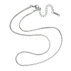 Ion Plating(IP) 304 Stainless Steel Snake Chain Necklace for Men Women NJEW-YW0001-10-1