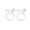 Silicone Clip-on Earring Findings FIND-K019-01C-1