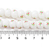 Printing Glass Beads for Necklaces Bracelets Making GLAA-B020-03A-02-5