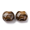 Two Tone Opaque Acrylic Beads OACR-Z025-02B-1