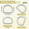 304 Stainless Steel D Rings STAS-CP0001-05B-2