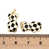 Brass Enamel Pendants KK-L240-18G-3