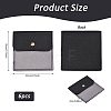 6Pcs PU Leather with PVC Pouches with Snap Button ABAG-WH0072-036A-2