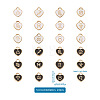 Alloy Enamel Charms ENAM-TA0001-20-6