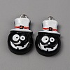 Opaque Resin Pendants RESI-CJC0012-19D-2
