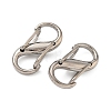 Alloy Double S Snap Hook Spring Keychain Clasps FIND-C084-01P-2