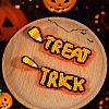 Halloween Handmade Glass Seed Beads Dangle Stud Earrings WA9568-1-2