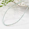 Natural Amazonite Beaded Necklaces NJEW-K114-A-A07-1