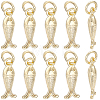 10Pcs Brass Pendants KK-BBC0025-86-1