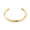 Ion Plating(IP) 304 Stainless Steel Cuff Bangles for Women BJEW-K252-05G-2