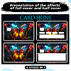 Plastic Waterproof Card Stickers STIC-WH0032-022-2