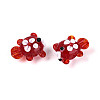 Handmade Lampwork Beads Strands LAMP-N036-21E-3