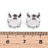201 Stainless Steel Sew on Prong Settings STAS-T032-01-10mm-P-3