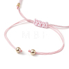 Glass Seed Braided Beaded Bracelets for Women BJEW-MZ00130-03-4