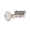 304 Stainless Steel European Dangle Charms STAS-I192-20P-4