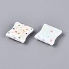 Printed Opaque Acrylic Beads OACR-Q199-02-3