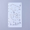 Plastic Drawing Painting Stencils Templates DIY-WH0143-18L-1