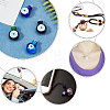4Pcs 4 Colors Handmade Lampwork Perfume Bottle Pendants LAMP-FH0001-02-5